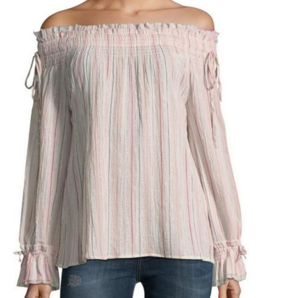Love Sam Off Shoulder Pink/Multi Top